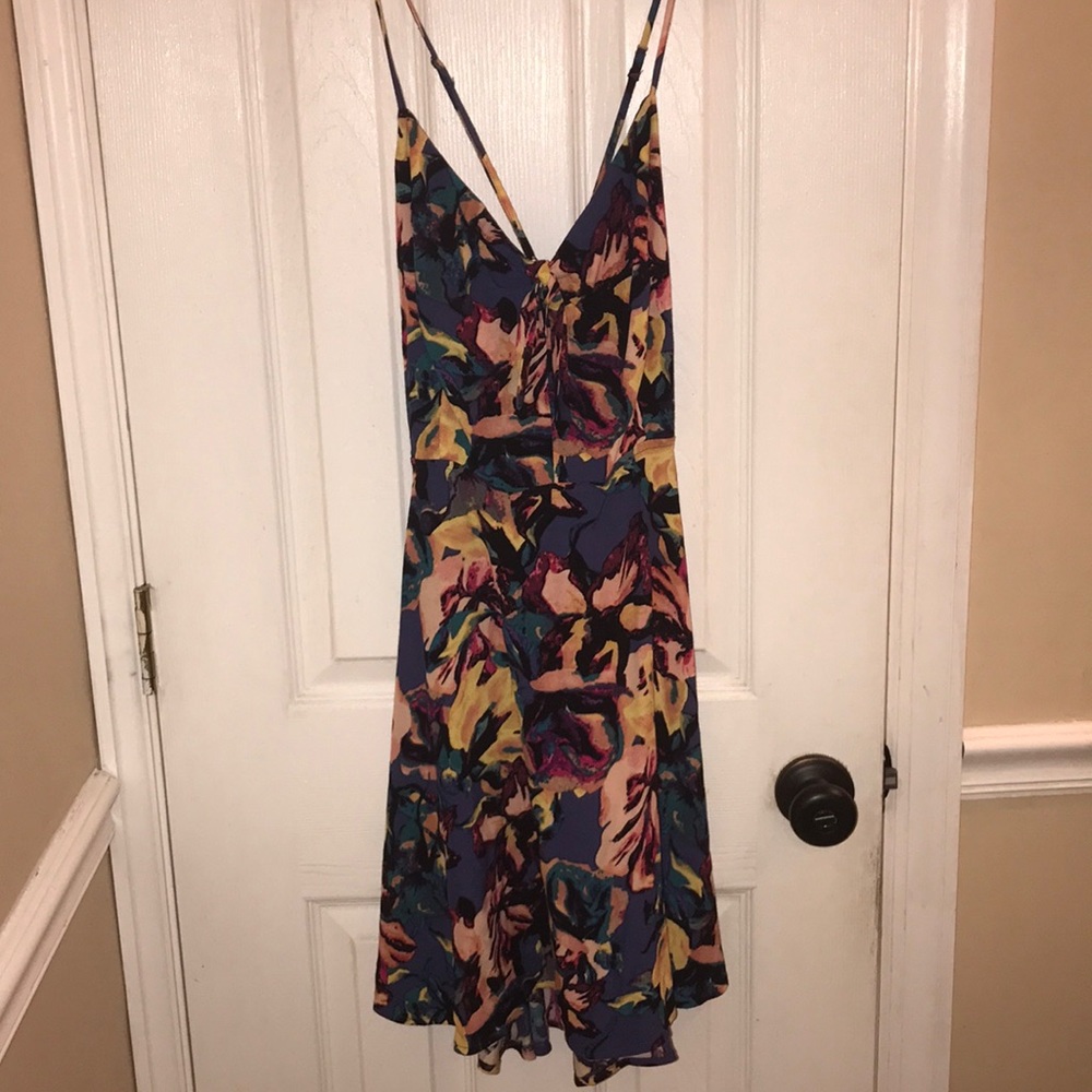 Forever 21 criss-cross strapped sun dress